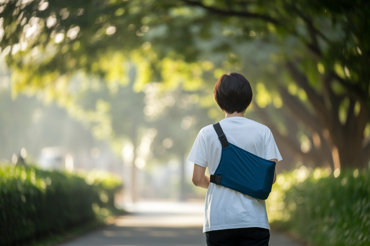 personne-dos-echarpe-chemin-parc