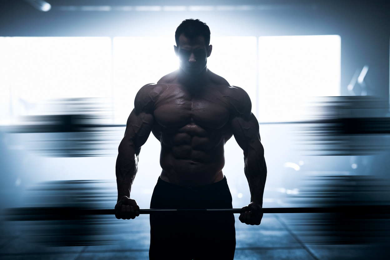 silhouette-homme-muscle-gym-lumiere