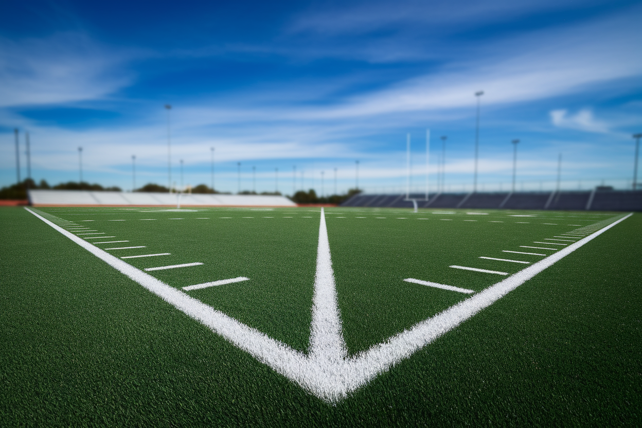 terrain-football-vue-aerienne-lignes-blanches-poteaux-but