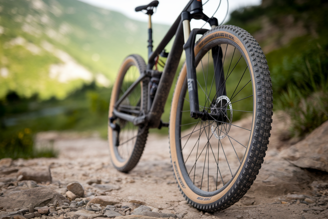 vtt-pneu-sentier-rocheux-poussiere